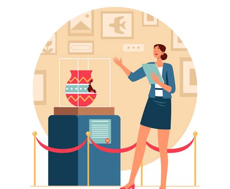 Museum worker