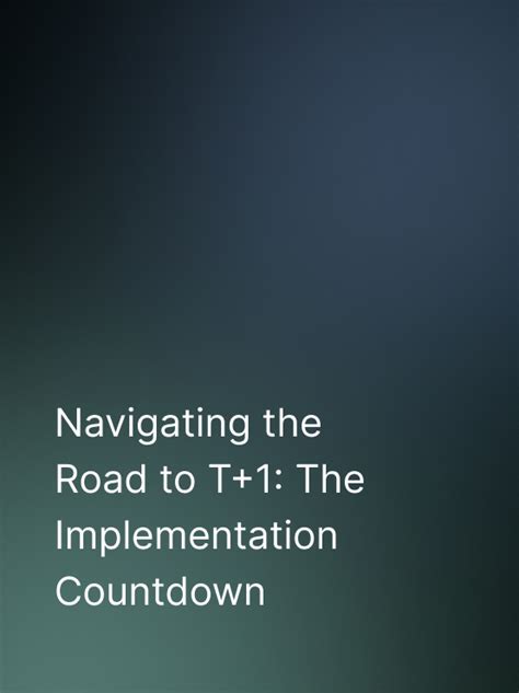 Navigating the Countdown