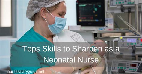 NICU nurse with a newborn