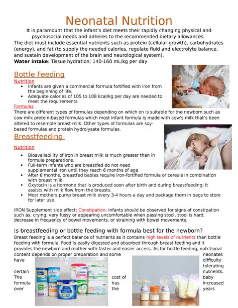 NICU Nutrition