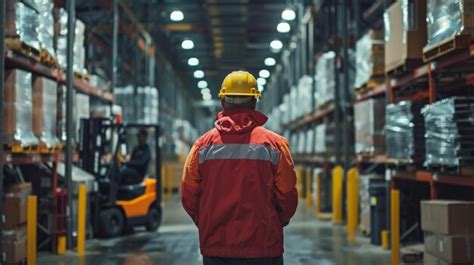 Night shift warehouse worker