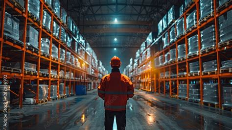 Night shift warehouse workers taking a break