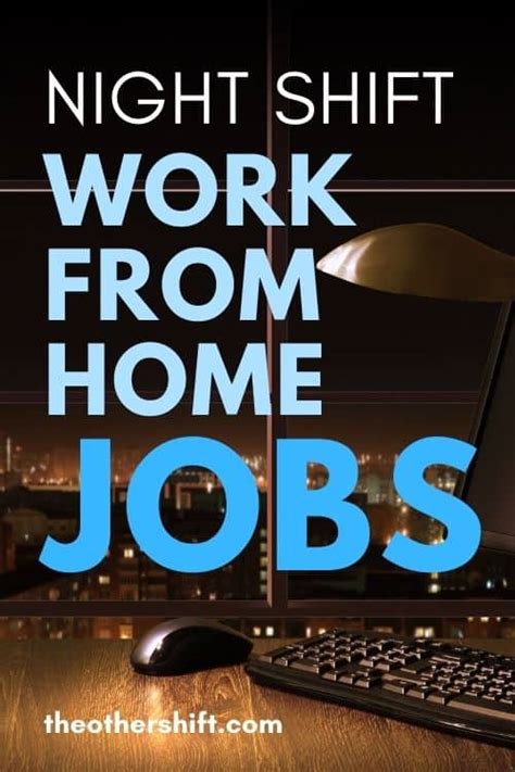 Night Shift Work From Home Jobs