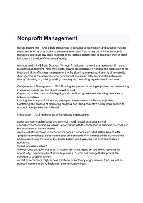 Non-Profit Professional
