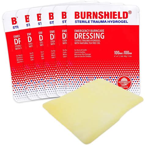 Non-Stick Dressing for Chemical Burns