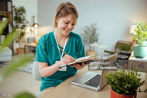 Nurse Working from Home