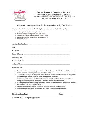 Nursing Temporary Permit