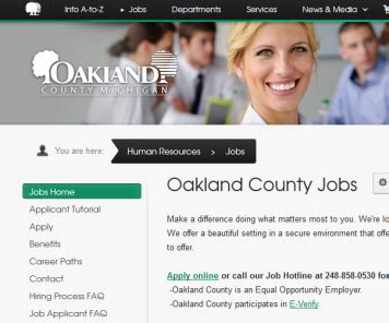 Oakland County Job Postings