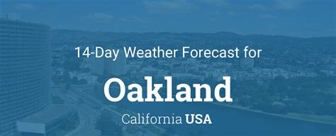Oakland Weather Forecast