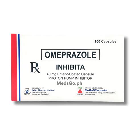 Omeprazole 40mg Capsule Dosage