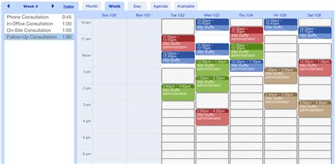 Online Appointment Scheduling