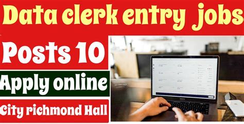 Online Data Entry Clerk