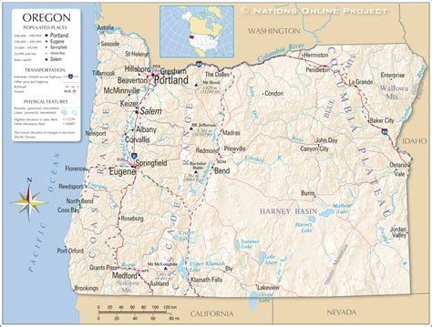 Oregon Distance