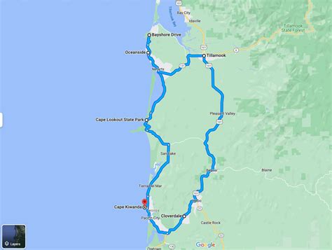 Oregon Driving Time