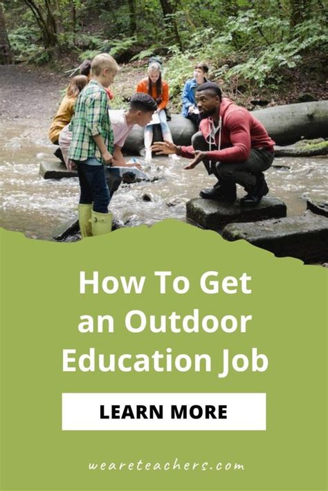 Outdoor education jobs