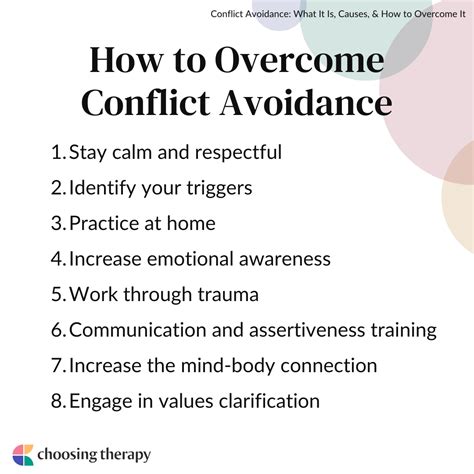 Overcoming conflicts
