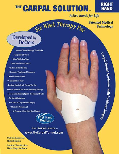 Pain relief for carpal tunnel