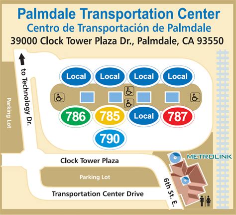 Palmdale Transportation Center Map