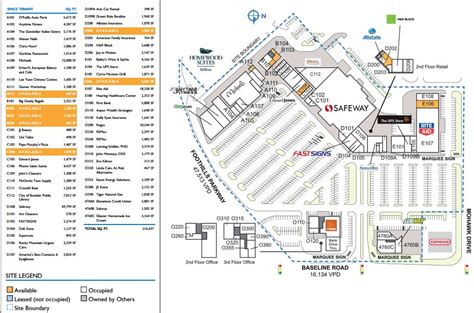 Park Meadows Mall Colorado Map