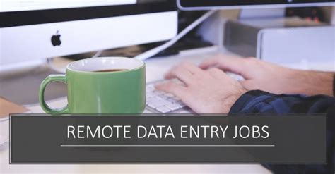 Part-time data entry remote jobs available now