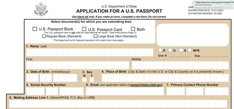 passport applications