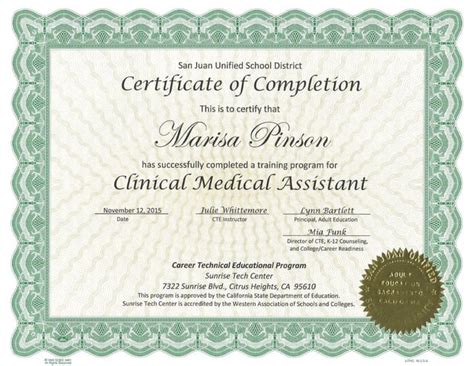 Patient Care Assistant Certification