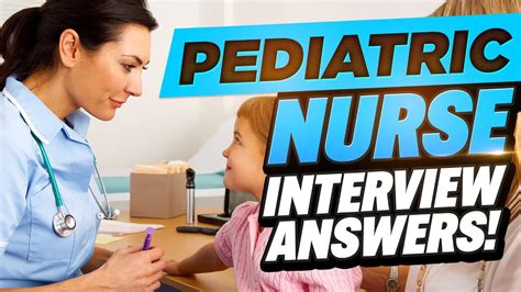 pediatric nurse interview