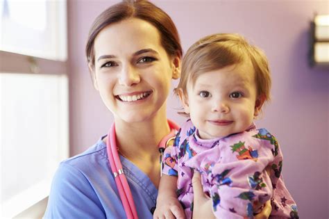 Pediatric nurses in a hospital setting