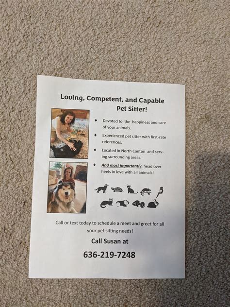 Pet sitting