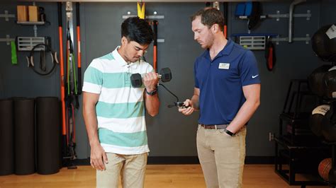Physical therapist working with a pediatric patient