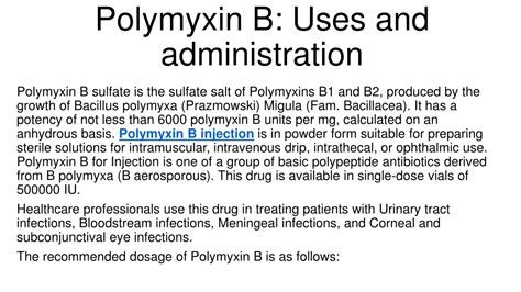 Polymyxin B sulfate structure