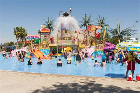 Pool at a Fresno water park