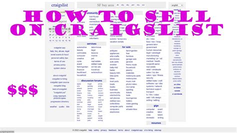 Popular Items to Sell on Craigslist