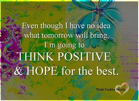 Positivity and hope