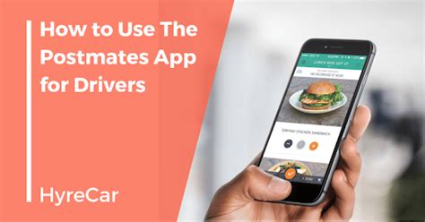 Postmates delivery driver