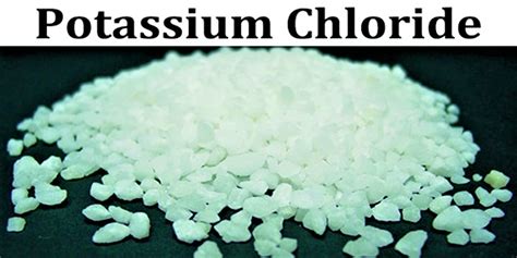 Potassium chloride side effects