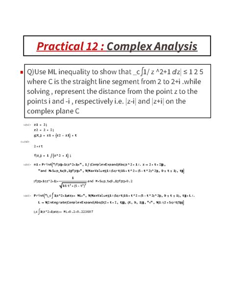 Practical Applications