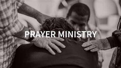 Prayer ministry and spiritual support