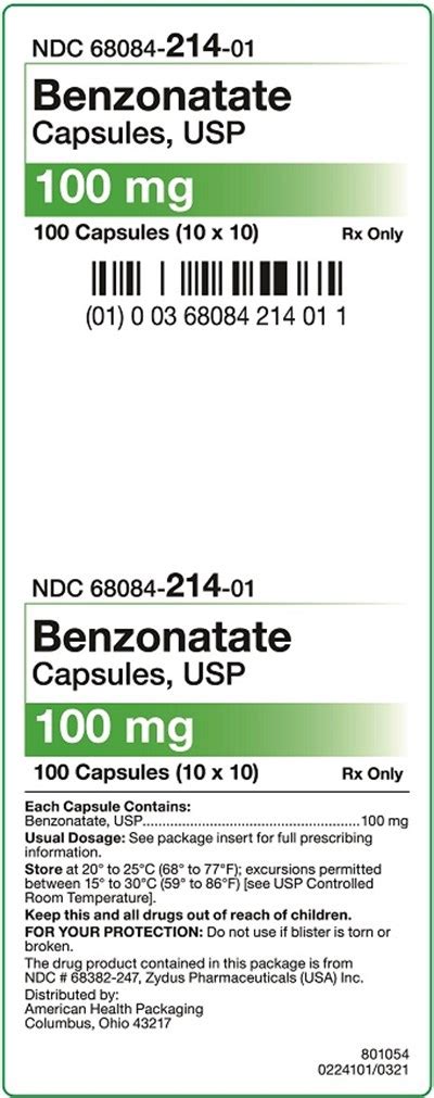 Precautions and contraindications of benzonatate