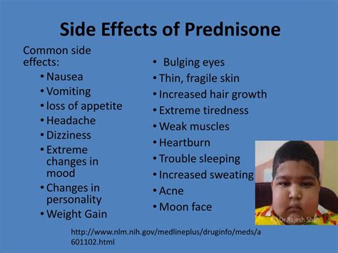 Prednisone Risks