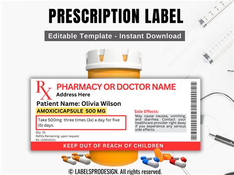 Prescription Label