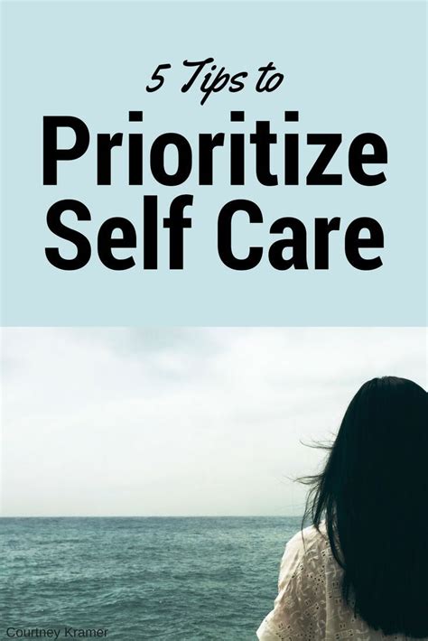 Prioritize Self Care