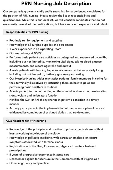 PRN Nursing Jobs Conclusion