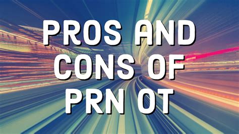 PRN work pros and cons