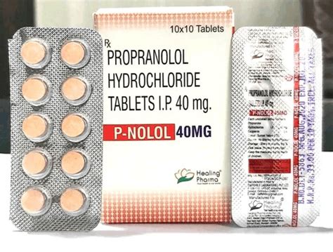 Propranolol 40 mg dosage