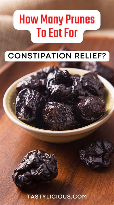 Prunes and Constipation