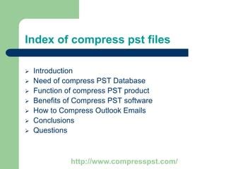 PST conclusion