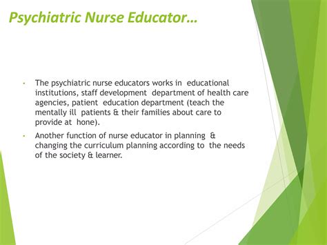 Psych Nurse Roles