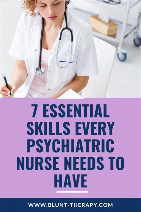 psychiatric nurse requirements and skills