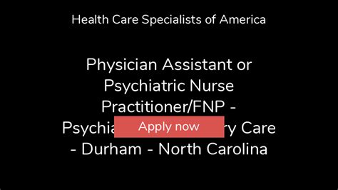 Psychiatric Physician Assistant Job Opportunities